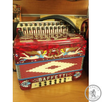 Кнопковий акордеон (органетто) Dino Baffetti Red