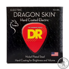 Струни для електрогітари DR DSE-10 DRAGON SKIN - MEDIUM (10-46) Струни для електрогітари DR DSE-10 DRAGON SKIN - MEDIUM (10-46)