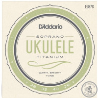 Струны для укулеле D`ADDARIO EJ87S TITANIUM UKULELE SOPRANO