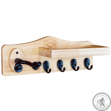 Багатофункціональне гітарне кріплення на стіну Guitto GGS-09 (з полицею та вішаками)