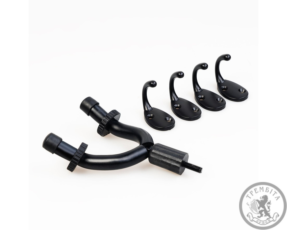 Багатофункціональне гітарне кріплення на стіну Guitto GGS-09 (з полицею та вішаками)