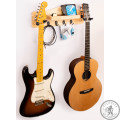 Багатофункціональне гітарне кріплення на стіну Guitto GGS-10 (для 2-х гітар, з полицею та вішаками)