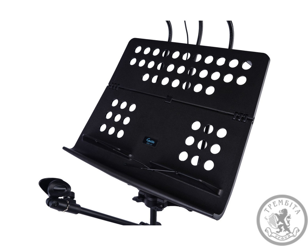 Пюпітр/стійка для мікрофона зі світлом Guitto GMS-01 (з чохлом)