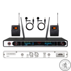 Радіосистема з двома петличними мікрофонами MARKUS MC 2008 Label