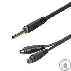Аудіокабель Roxtone RAYC500L02 Jack 1/4" (6.3 мм) - 2 х RCA Аудіокабель Roxtone RAYC500L02 Jack 1/4" (6.3 мм) - 2 х RCA