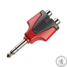 Перехідник Roxtone RPAN330 Jack 1/4" (6.3 мм) - 2 х RCA Перехідник Roxtone RPAN330 Jack 1/4" (6.3 мм) - 2 х RCA