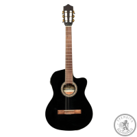 Електроакустична класична гітара STAGG SCL60 TCE-BLK