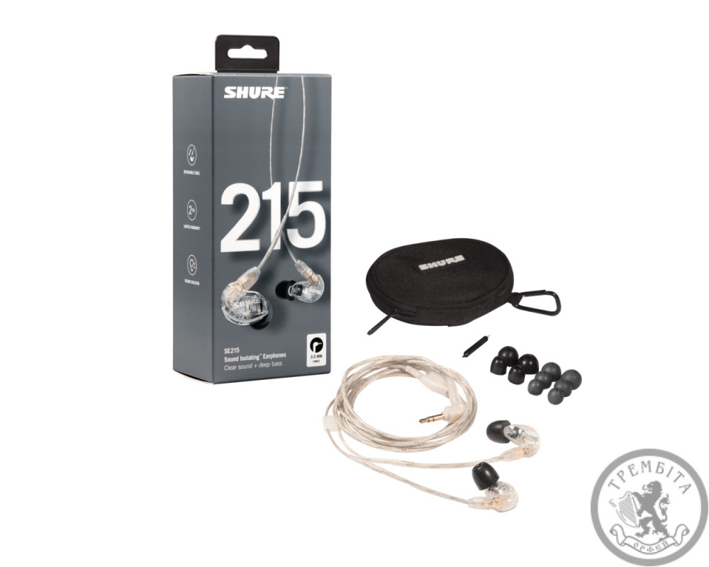 Навушники Shure SE215-CL-EFS
