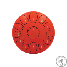 Глюкофон FZONE STD10I13N Red STEEL TONGUE DRUM