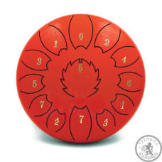 Глюкофон FZONE STD10I13N Red STEEL TONGUE DRUM