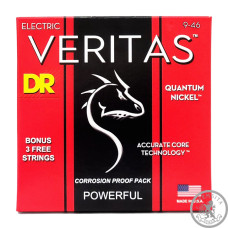 Струни для електрогітари DR VTE-9-46 VERITAS COATED CORE ELECTRIC - LIGHT-MEDIUM (9-46)
