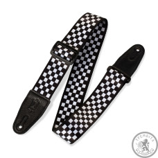 Гитарный ремень LEVY'S MP-28 (BLACK AND WHITE CHECKERS) Гитарный ремень LEVY'S MP-28 (BLACK AND WHITE CHECKERS)