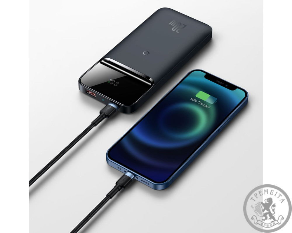 Павербанк Baseus Bipow Magnetic Wireless Quick Charge 10000mAh 20W синій (PPMT-03)