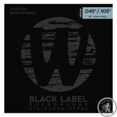Струны для Бас-гитары WARWICK 40200 Black Label Medium 4-String (45-105)