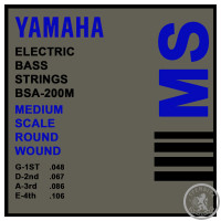 Струны для бас-гитары YAMAHA BSA200M BASS STAINLESS STEEL (48-106)