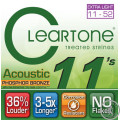 Струни для акустичної гітари CLEARTONE 7411 ACOUSTIC PHOSPHOR BRONZE CUSTOM LIGHT (11-52)