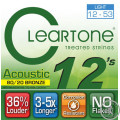 Струни для акустичної гітари CLEARTONE 7612 ACOUSTIC 80/20 BRONZE LIGHT (12-53)