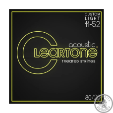 Струны для акустической гитары CLEARTONE 7611 ACOUSTIC 80/20 BRONZE CUSTOM LIGHT (11-52)