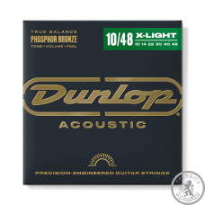 Струны для акустической гитары DUNLOP DAP1048 PHOSPHOR BRONZE EXTRA LIGHT (10-48)