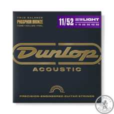 Струны для акустической гитары DUNLOP DAP1152 PHOSPHOR BRONZE MEDIUM LIGHT (11-52)