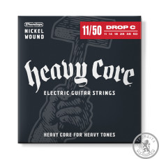 Струны для электрогитары (11-50) Dunlop DHCN1150 HEAVY CORE HEAVIER SET