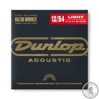 Струни для Акустичної Гітари DUNLOP DAB1254 80/20 BRONZE LIGHT (12-54)