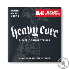 Струни для електрогітари DUNLOP DHCN1048 HEAVY CORE ELECTRIC GUITAR STRINGS (10-48)