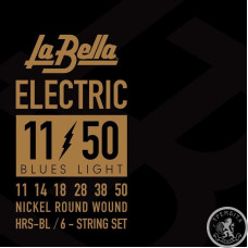 Струны для электрогитары La Bella Nickel Round Wound HRS-BL, 11-50 Струны для электрогитары La Bella Nickel Round Wound HRS-BL, 11-50