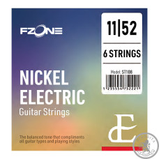 Струны для электрогитары FZONE ST108 ELECTRIC NICKEL (11-52) Струны для электрогитары FZONE ST108 ELECTRIC NICKEL (11-52)
