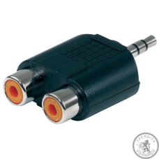 Перехідник GEWA 191.618 Adapter 2xRCA - Stereo Jack 3.5 Перехідник GEWA 191.618 Adapter 2xRCA - Stereo Jack 3.5