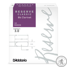 Тростина для кларнета D`ADDARIO DCT1030 Reserve Classic Bb Clarinet #3.0 - 1шт