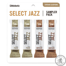 Тростини D`ADDARIO Select Jazz Reed Sampler Pack - Soprano Sax 3S / 3M Тростини D`ADDARIO Select Jazz Reed Sampler Pack - Soprano Sax 3S / 3M