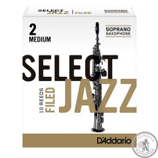 Тростини D`ADDARIO Select Jazz - Soprano Sax 2M - 10 Box Тростини D`ADDARIO Select Jazz - Soprano Sax 2M - 10 Box