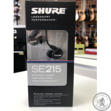 Shure SE215K високоякісні звукоізолюючі міні навушники, колір: чорний Shure SE215K високоякісні звукоізолюючі міні навушники, колір: чорний
