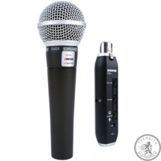 Shure SM58X2u мікрофон SM58LCE з XLR-USB адаптером для цифрового запису Shure SM58X2u мікрофон SM58LCE з XLR-USB адаптером для цифрового запису