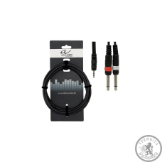 Y-образный кабель Alpha Audio Basic 190.125, 1 стереоджек 3,5мм - 2 моноджек 6,3мм Y-образный кабель Alpha Audio Basic 190.125, 1 стереоджек 3,5мм - 2 моноджек 6,3мм