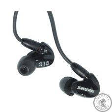 Shure SE315K високоякісні звукоізолюючі міні навушники, колір: чорний Shure SE315K високоякісні звукоізолюючі міні навушники, колір: чорний