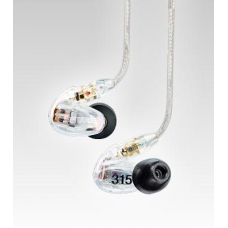 Shure SE315CL високоякісні звукоізолюючі міні навушники, колір: прозорий Shure SE315CL високоякісні звукоізолюючі міні навушники, колір: прозорий