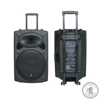 Акустична система активна з VHF mic x 2  15+1 HL AUDIO USK15A BT/USB 