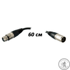 Микрофонный кабель (готовый) канон-канон RockCable 30180 D6 0.6м Микрофонный кабель (готовый) канон-канон RockCable 30180 D6 0.6м