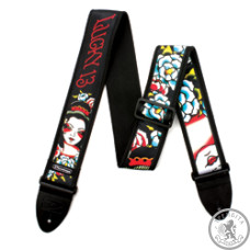 Ремень Гитарный DUNLOP D3838GS LUCKY13 GEISHA