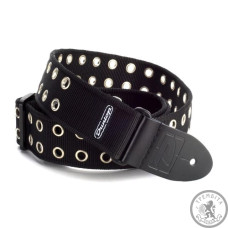 Ремень для гитары DUNLOP D3819 BK GROMMET BLACK Ремень для гитары DUNLOP D3819 BK GROMMET BLACK
