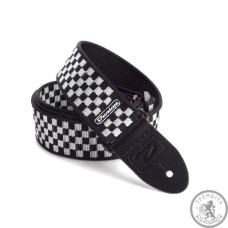 Ремень Гитарный DUNLOP D3831 BK BLACK AND WHITE CHECK Ремень Гитарный DUNLOP D3831 BK BLACK AND WHITE CHECK