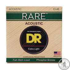 Струни для акустичної гітари DR RPL-10 RARE PHOSPHOR BRONZE - EXTRA LIGHT (10-48) Струни для акустичної гітари DR RPL-10 RARE PHOSPHOR BRONZE - EXTRA LIGHT (10-48)