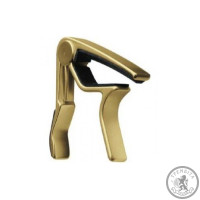 Каподастр для акустичної гітари DUNLOP 83CG Gold curved Trigger