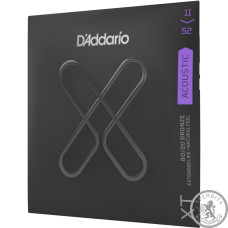 Струны для Акустической гитары D`ADDARIO XTABR1152 XT 80/20 Bronze Custom Light 11-52