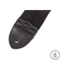 Ремінь для гітари FENDER POLY STRAP.GREY 2’ BLACK/PEWTER LOGO