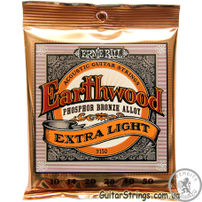 Струны для акустической гитары ERNIE BALL Earthwood 10-50 Струны для акустической гитары ERNIE BALL Earthwood 10-50