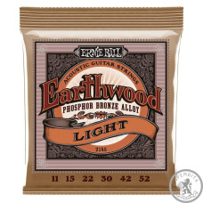 Струны для акустической гитары ERNIE BALL Earthwood 11-52 Струны для акустической гитары ERNIE BALL Earthwood 11-52