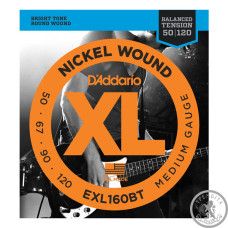 Струны для Бас-гитар D`ADDARIO EXL160BT XL BALANCED TENSION BASS MEDIUM 50-120 Струны для Бас-гитар D`ADDARIO EXL160BT XL BALANCED TENSION BASS MEDIUM 50-120